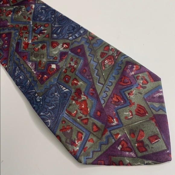 Vintage Christian Dior bundle Men’s Italian Silk formal Ties Set of 2 - Picture 3 of 7